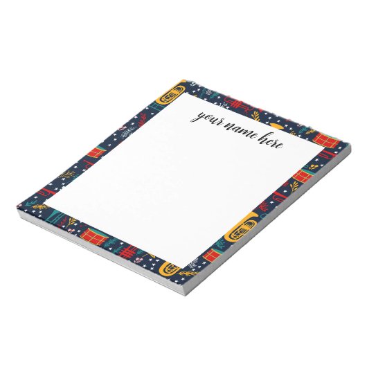 Gepersonaliseerde Marching Band Notitieblok (Linkerzijde)