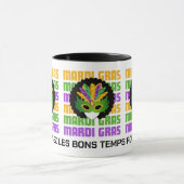 Gepersonaliseerde MARDI GRAS Masquerade Afro Mok (Midden)