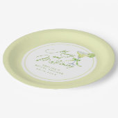 Gepersonaliseerde Margs en Huwelijk Vrijgezellenfe Papieren Bordje (Gekanteld)