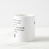 Gepersonaliseerde Marie Curie-prijsopgave Koffiemok (Center)