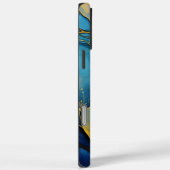 Gepersonaliseerde marine en gouden alcohol inkt vl Case-Mate iPhone case (Achterkant / Rechts)