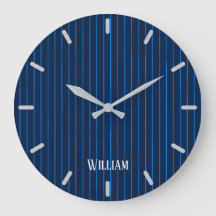 Gepersonaliseerde marineblauwe instripes