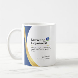 Gepersonaliseerde Marketingafdeling Promotiequote Koffiemok