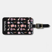 Gepersonaliseerde markt Cosmetisch patroon Cosmeto Bagagelabel (Voorkant horizontaal)