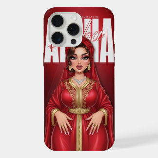 Gepersonaliseerde Marokkaanse Diva Queen Telefoonh iPhone 15 Pro Max Case