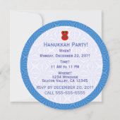 Gepersonaliseerde Marokkaanse engel Hanukkah-vlag  Kaart (Achterkant)