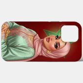 Gepersonaliseerde Marokkaanse Hijabi Vrouw Telefoo Case-Mate iPhone Case (Achterkant (horizontaal))
