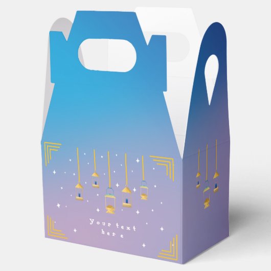 Gepersonaliseerde Marokkaanse lantaarn Bedankdoosjes (Geopend)