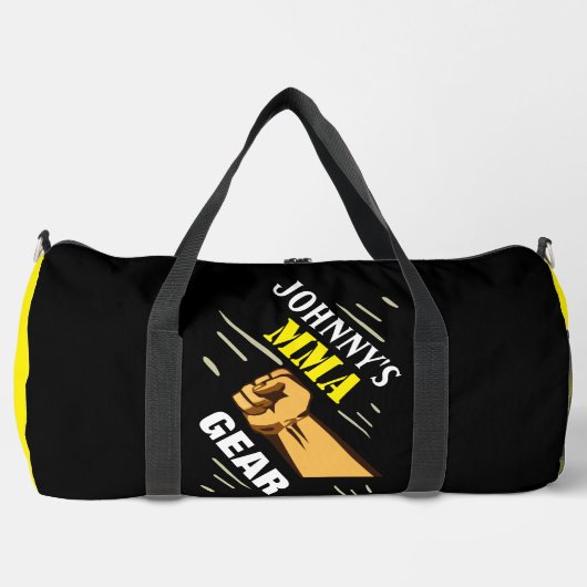 Gepersonaliseerde Martial Arts Gym Duffel Bag Plunjezak (Voorkant)