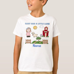 Gepersonaliseerde Mary had een kleine lamp, een ne T-shirt
