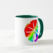 Gepersonaliseerde "Mary" Naam Sphere Kleurrijke Re Mok (Voorkant rechts)