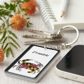 Gepersonaliseerde Maryland State Vlag Blauwe Krab Sleutelhanger (Voorkant Rechts)