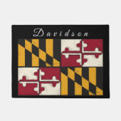 Gepersonaliseerde Maryland vlag Deurmat (Voorkant)
