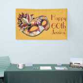Gepersonaliseerde Maskerade Verjaardagsbanner Spandoek (Beurs)