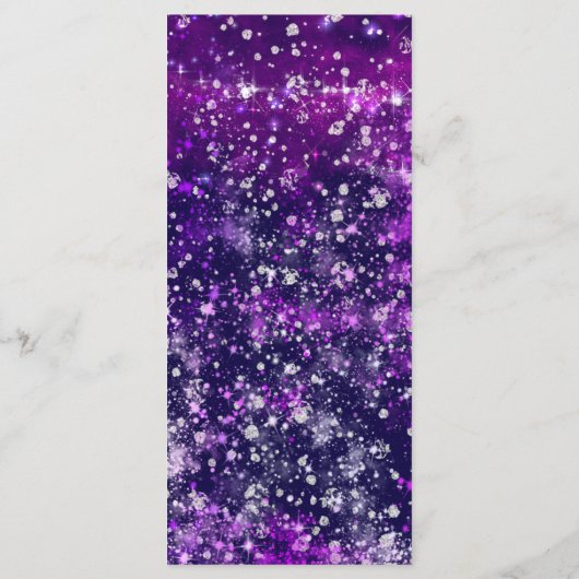 Gepersonaliseerde Masquerade Ball Sjabloon Menu (Achterkant)