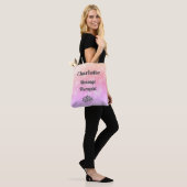 Gepersonaliseerde Massage Therapeut pastel ontwerp Tote Bag (Op model)