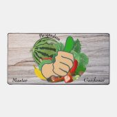Gepersonaliseerde Master Gardener Groene Duim Tuin Bureaumat (Voorkant)