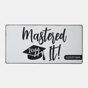 Gepersonaliseerde Masterdiploma Afstuderen Behaald Bureaumat