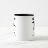 Gepersonaliseerde 'Mastered It' Afstudeer Geschenk Mok (Midden)