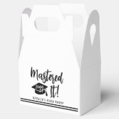 Gepersonaliseerde Masters Degree Afstuderen beheer Bedankdoosjes (Geopend)