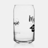 Gepersonaliseerde Masters Degree Afstuderen beheer Blikvorm Glas (Rechts)