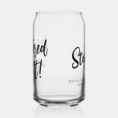 Gepersonaliseerde Masters Degree Afstuderen beheer Blikvorm Glas (Links)