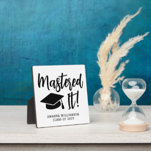 Gepersonaliseerde Masters Degree Afstuderen beheer Fotoplaat