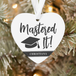 Gepersonaliseerde Masters Degree Afstuderen beheer Ornament