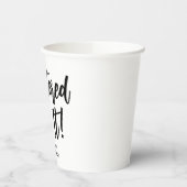 Gepersonaliseerde Masters Degree Afstuderen beheer Papieren Bekers (Links)