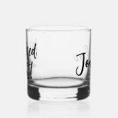 Gepersonaliseerde Masters Degree Afstuderen beheer Whisky Glas (Links)