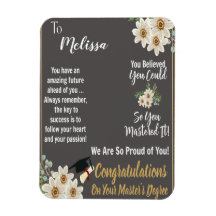 Gepersonaliseerde Master's Degree Afstuderen