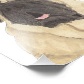 Gepersonaliseerde Mastiff Portrait Art Foto Afdruk (Hoek)