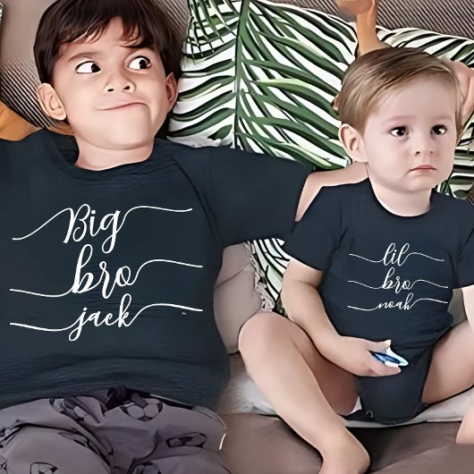 Gepersonaliseerde matching Big Brother T-shirt
