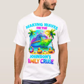 Gepersonaliseerde Matching Familie Cruise Shirten  T-shirt (Voorkant)