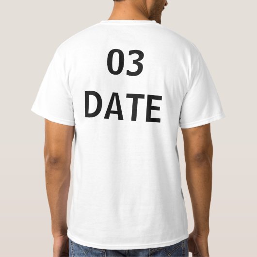 Gepersonaliseerde matching vroeg hij ze zei ja t-shirt (Achterkant)