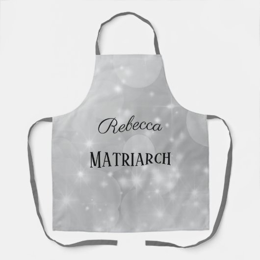 Gepersonaliseerde matriarch moeder schort (Voorkant)
