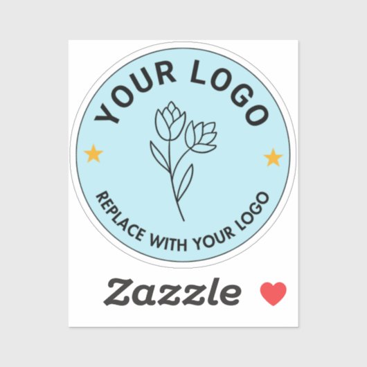 Gepersonaliseerde matrijs-cut Logo labels (Vel)