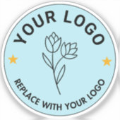 Gepersonaliseerde matrijs-cut Logo labels (Voorkant)