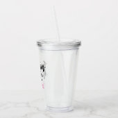 Gepersonaliseerde Matron van Honor Acryltumbler Acryl Drinkbeker (Links)