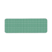 Gepersonaliseerde Matte Adresetiketten Etiket (Voorkant)