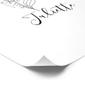 Gepersonaliseerde May Lily van de Vallei Geboorteb Foto Afdruk (Hoek)