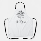 Gepersonaliseerde May Lily van de Vallei Geboorteb Schort (Voorkant)