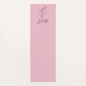 Gepersonaliseerde May Lily van de Vallei Geboorteb Yogamat (Voorkant)