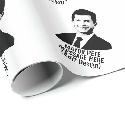 Gepersonaliseerde Mayor Pete Cadeaupapier (Rol Hoek)
