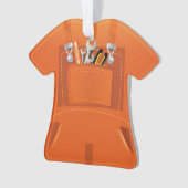 Gepersonaliseerde Mechanische Machinist kerstversi Ornament (voorkant)