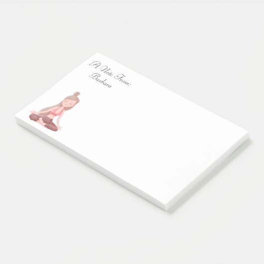 Gepersonaliseerde mediate notitieblok post-it® notes (Schuin)