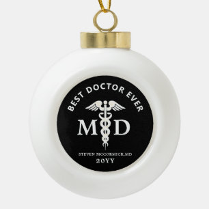 Gepersonaliseerde Medisch Arts Professionele Kerst Keramische Bal Ornament