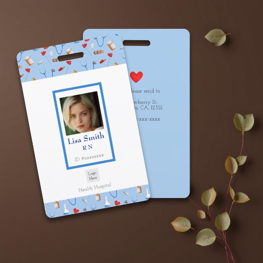 Gepersonaliseerde medische apparatuur Geregistreer Badge