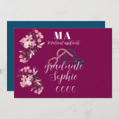 Gepersonaliseerde medische assistenten afgestudeer kaart (Voorkant / Achterkant)