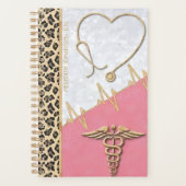 Gepersonaliseerde Medische Thema Maandelijkse Plan Planner (Voorkant)